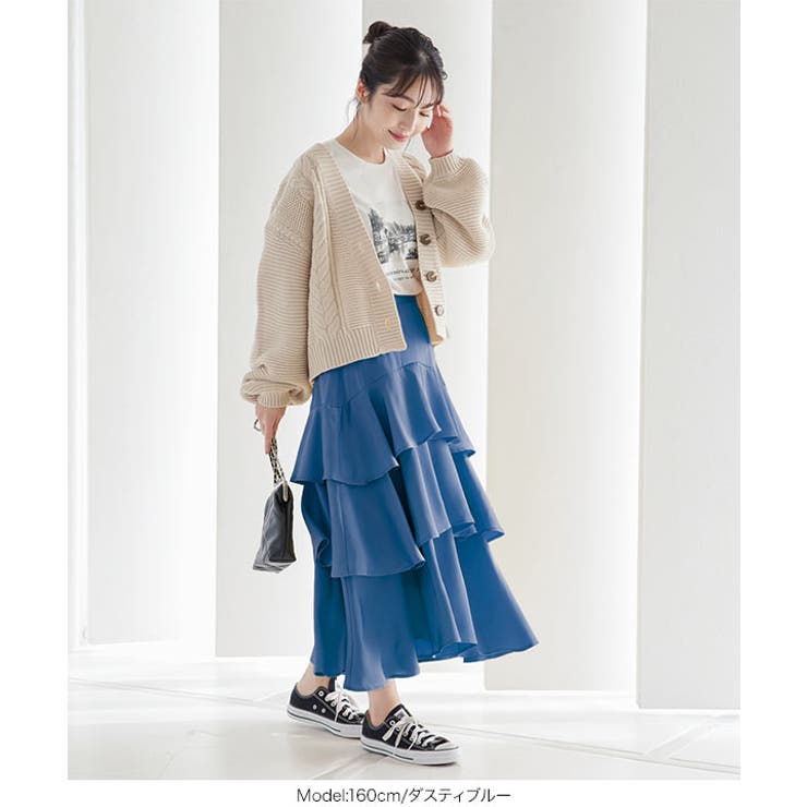 ラッフルフリルスカート [M3442] レディース | KOBE LETTUCE | 詳細画像7 