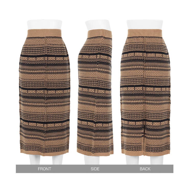 ツイード風ニットスカート [M3450] レディース | KOBE LETTUCE | 詳細画像13 