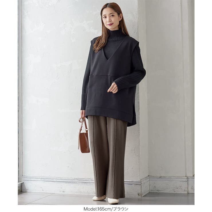 センターライン りニットパンツ [M3516] | KOBE LETTUCE | 詳細画像10 