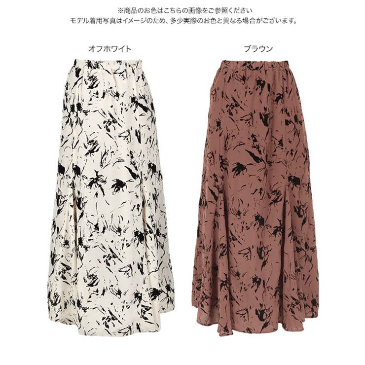 フロッキーフラワーマーメイドスカート [M3529] レディース | KOBE LETTUCE | 詳細画像12 