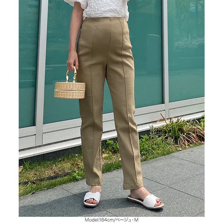 [ mamaレタス ］のびのびストレッチセンターラインマタニティテーパードパンツ… | KOBE LETTUCE | 詳細画像21 