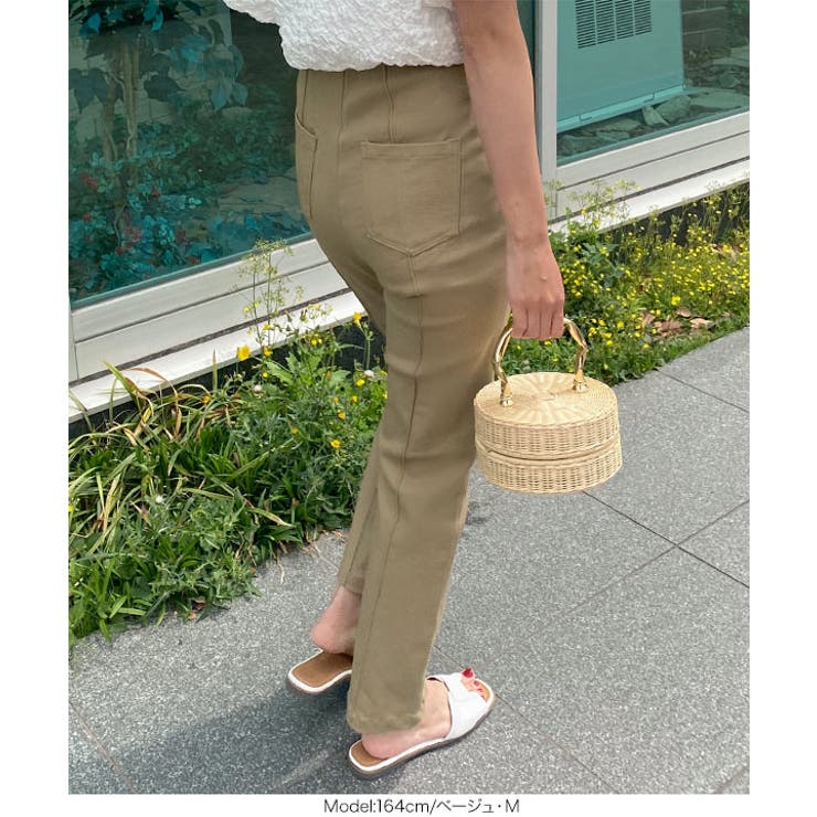 [ mamaレタス ］のびのびストレッチセンターラインマタニティテーパードパンツ… | KOBE LETTUCE | 詳細画像22 
