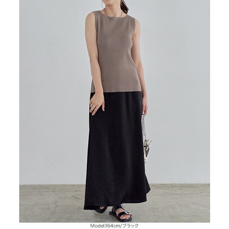 セミフレアシルエットサテンスカート 秋 秋服 | KOBE LETTUCE | 詳細画像11 