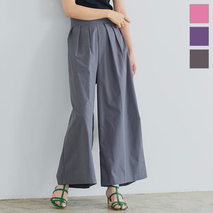 タックワイドパンツ レディース ボトムス[品番：KO000012332]｜KOBE LETTUCE（コウベレタス）のレディース ファッション通販｜SHOPLIST（ショップリスト）