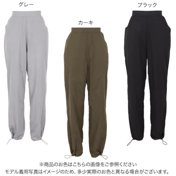 裾ドロストナイロンミリタリーパンツ［M3796］ | KOBE LETTUCE | 詳細画像2 