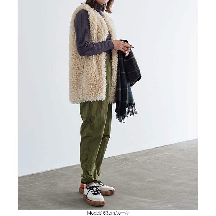 裾ドロストナイロンミリタリーパンツ［M3796］ | KOBE LETTUCE | 詳細画像8 