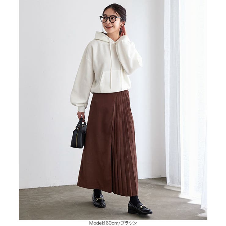 サイドベルト付きレイヤード風スカート［M3813］ | KOBE LETTUCE | 詳細画像8 