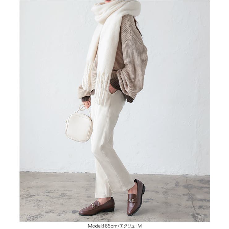 裏微起毛ゆるっとスリットレギンスパンツ［M3836］ | KOBE LETTUCE | 詳細画像11 