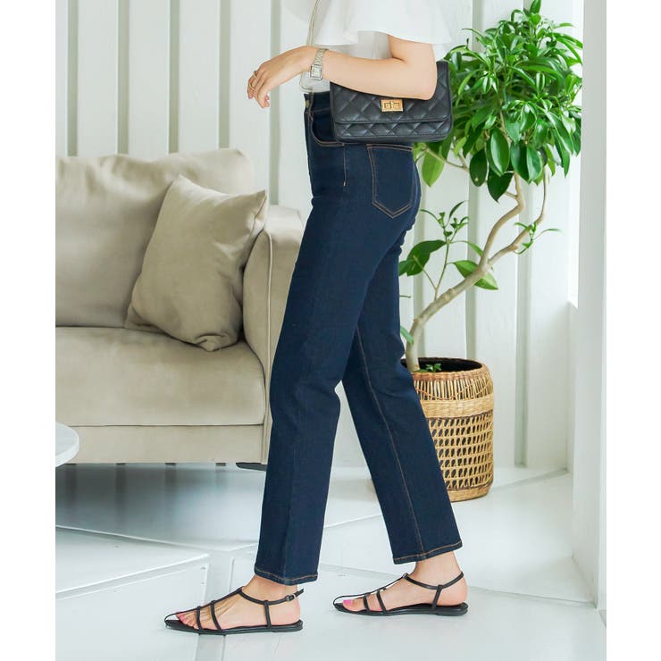 インディゴ | [ 選べるタイプ ] 接触冷感デニムパンツ［M3926］ | KOBE LETTUCE