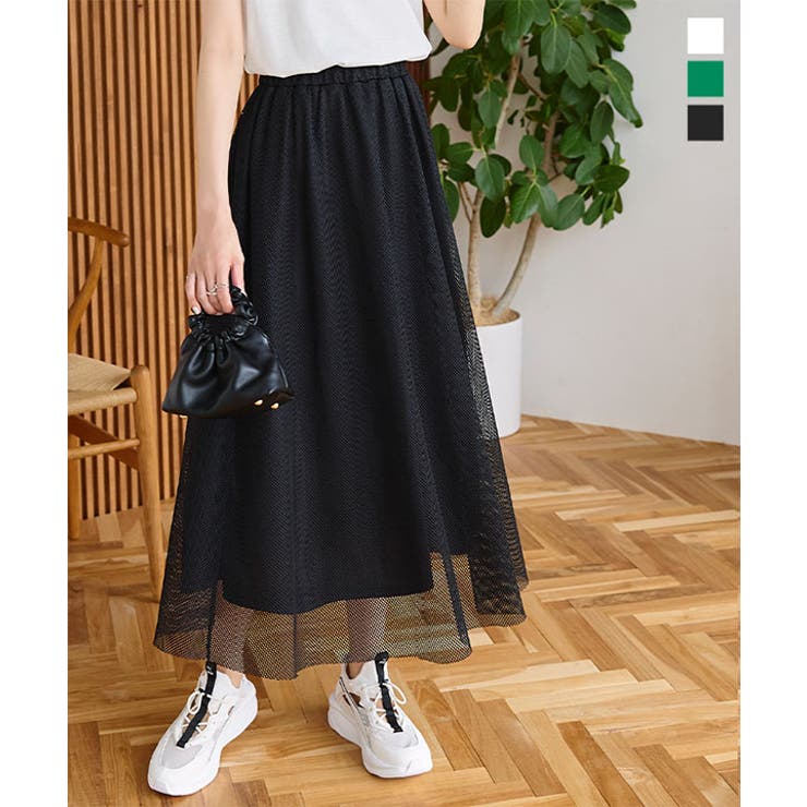 メッシュスカート［M3903］[品番：KO000013794]｜KOBE  LETTUCE（コウベレタス）のレディースファッション通販｜SHOPLIST（ショップリスト）