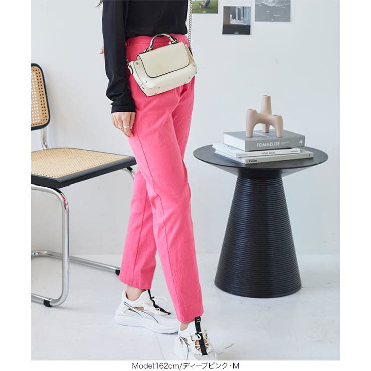 ストレッチリネンタッチコットンテーパードパンツ［M3905］ | KOBE LETTUCE | 詳細画像5 