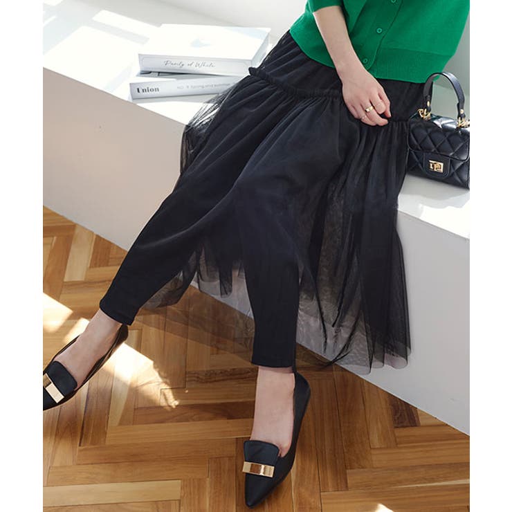 チュールマキシスカート［M3911］ | KOBE LETTUCE | 詳細画像1 