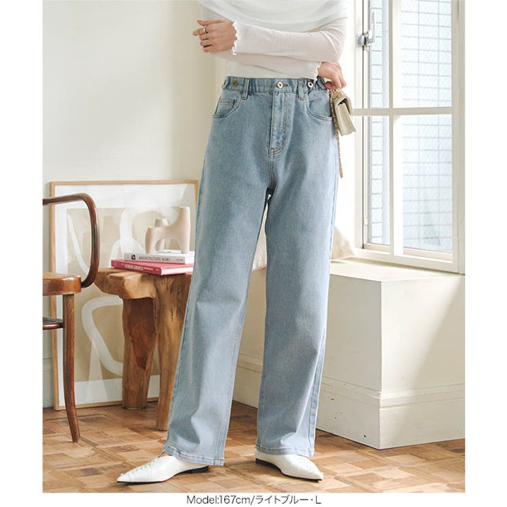 超楽ストレッチストレートデニム［M3929］ | KOBE LETTUCE | 詳細画像9 