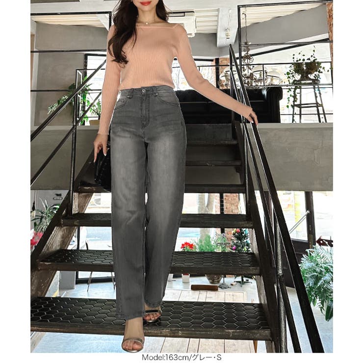 ワイド ストレートデニム デニム | KOBE LETTUCE | 詳細画像38 