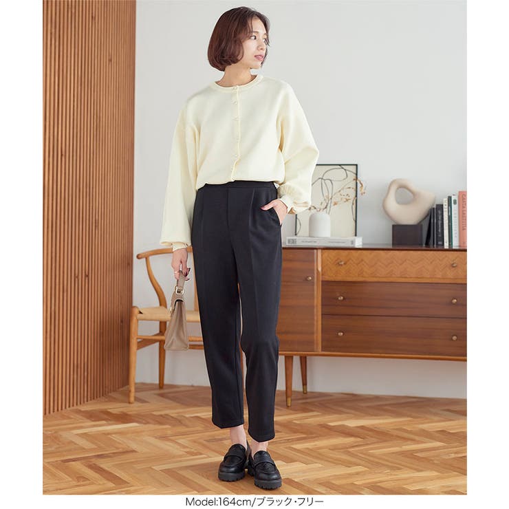 ブラック | ダンボールテーパードパンツ［M3963］ | KOBE LETTUCE