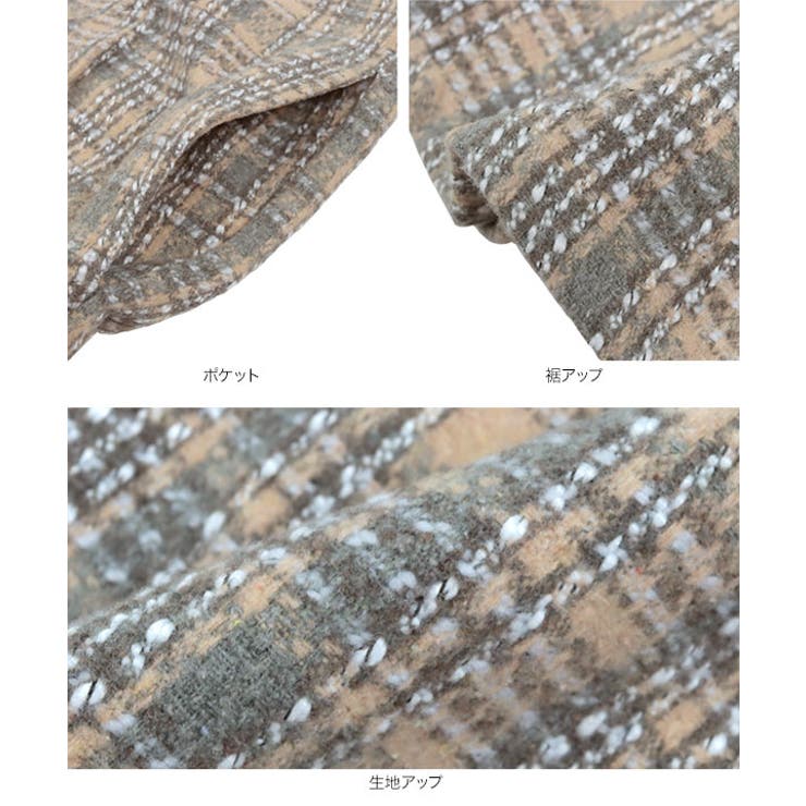 チェック柄ハイウエストショートパンツ［M3970］ | KOBE LETTUCE | 詳細画像9 