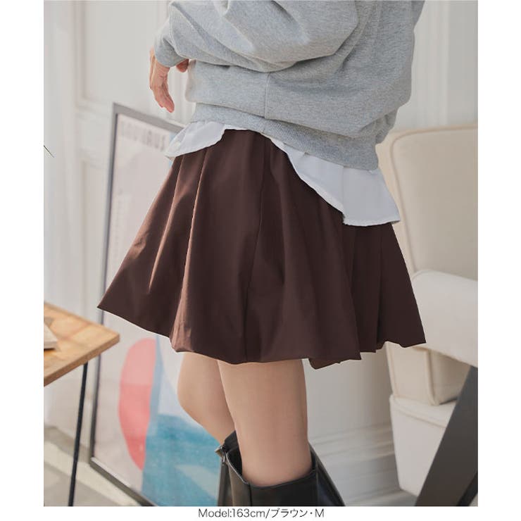 ビスチェにもなる 2wayバルーンミニスカート［M3983］[品番