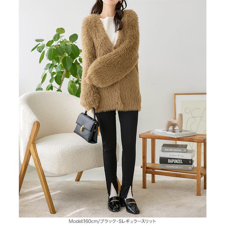 選べる2タイプ 裾スリットストレッチスキニーパンツ | KOBE LETTUCE | 詳細画像10 