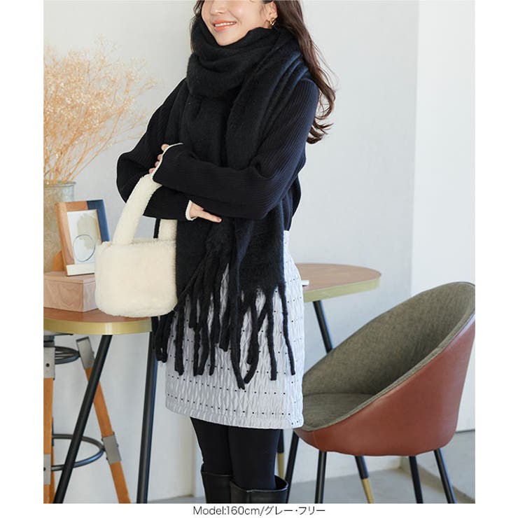 ドット刺繍キルティングミニスカート［M4012］ | KOBE LETTUCE | 詳細画像6 