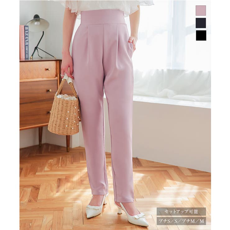 ハイウエストテーパードパンツ［M4046］[品番：KO000014397