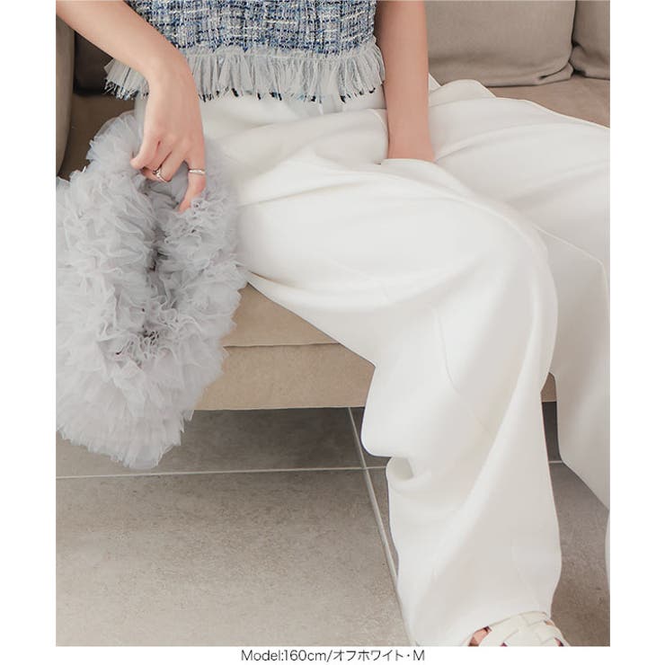 ダイバー素材ワイドカーブパンツ［M4050］ | KOBE LETTUCE | 詳細画像13 