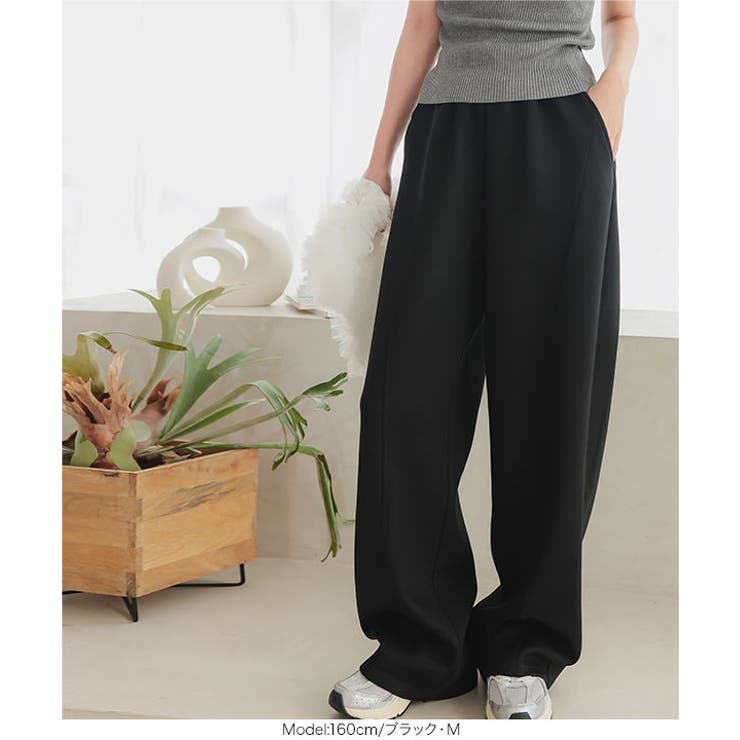 ダイバー素材ワイドカーブパンツ［M4050］ | KOBE LETTUCE | 詳細画像31 