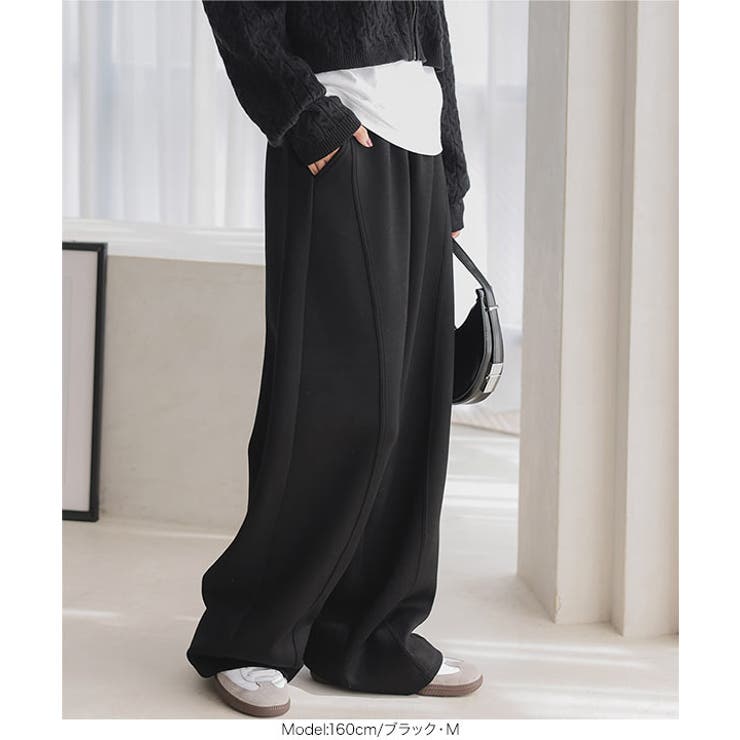 ダイバー素材ワイドカーブパンツ［M4050］ | KOBE LETTUCE | 詳細画像27 