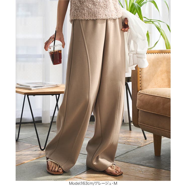 ダイバー素材ワイドカーブパンツ［M4050］ | KOBE LETTUCE | 詳細画像15 