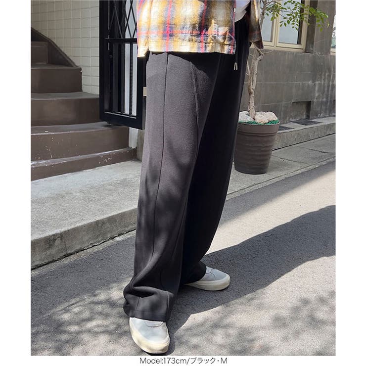 ダイバー素材ワイドカーブパンツ［M4050］ | KOBE LETTUCE | 詳細画像37 