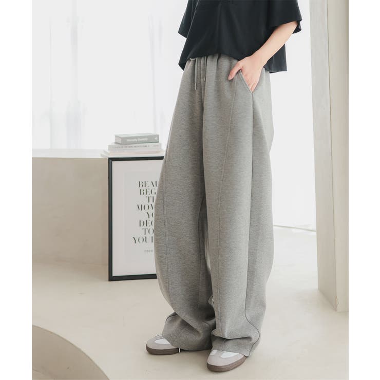 ダイバー素材ワイドカーブパンツ［M4050］[品番：KO000014410]｜KOBE