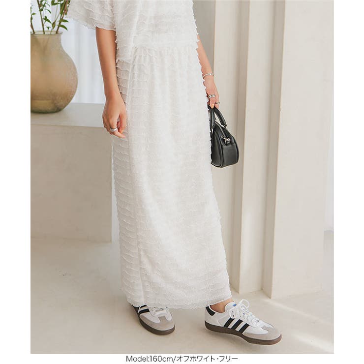 シアーティアードフリルタイトスカート［M4096］ | KOBE LETTUCE | 詳細画像4 