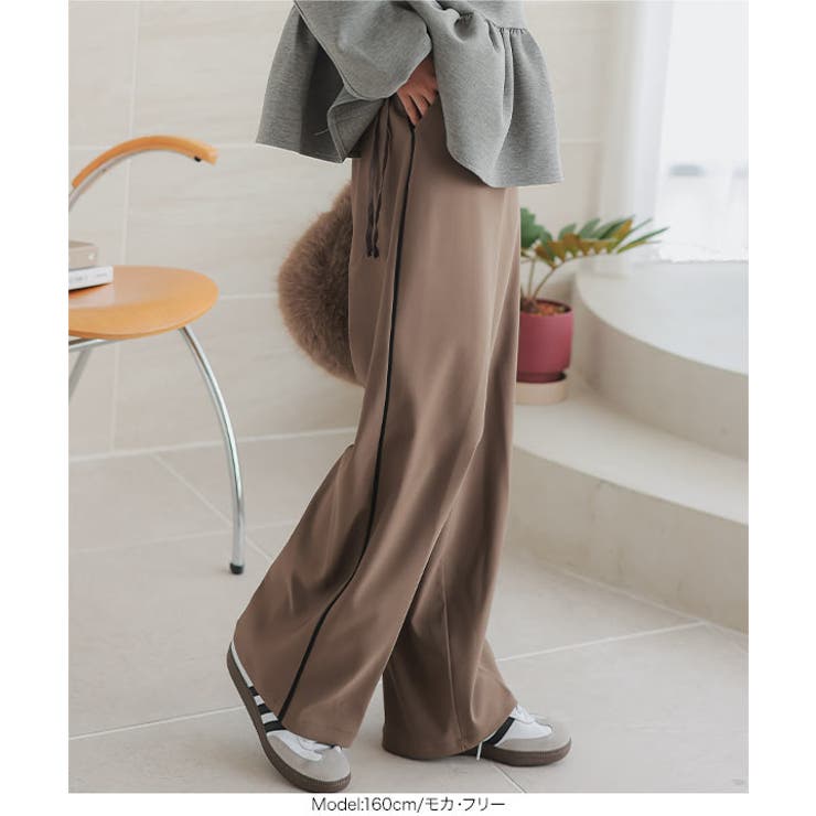 サイドラインカーブパンツ［M4122］ | KOBE LETTUCE | 詳細画像8 