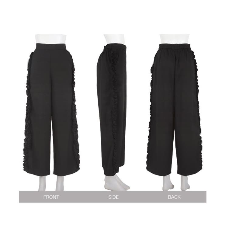 サイドフリルワイドパンツ［M4123］ | KOBE LETTUCE | 詳細画像9 