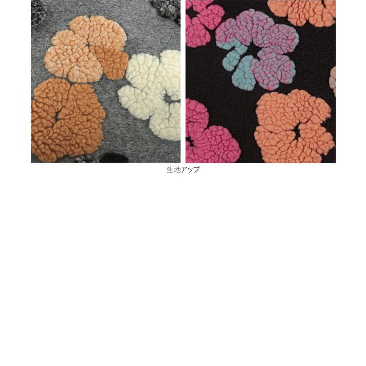 花柄ボアミニスカート［M4134］ | KOBE LETTUCE | 詳細画像12 