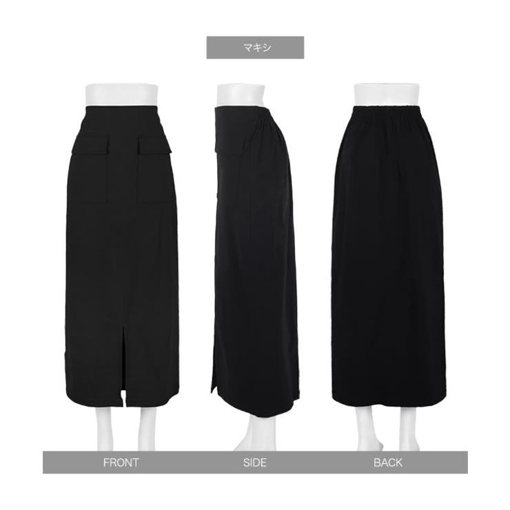 選べるサイズ 丈 走れるストレッチカーゴ風スカート | KOBE LETTUCE | 詳細画像28 