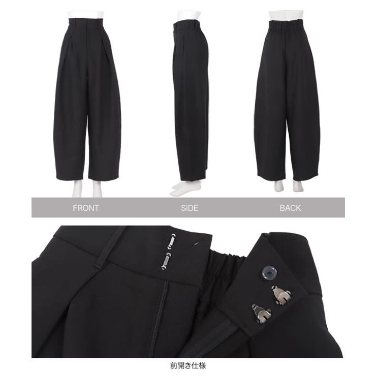 ダブルタックバレルレッグカーブパンツ［M4149］[品番