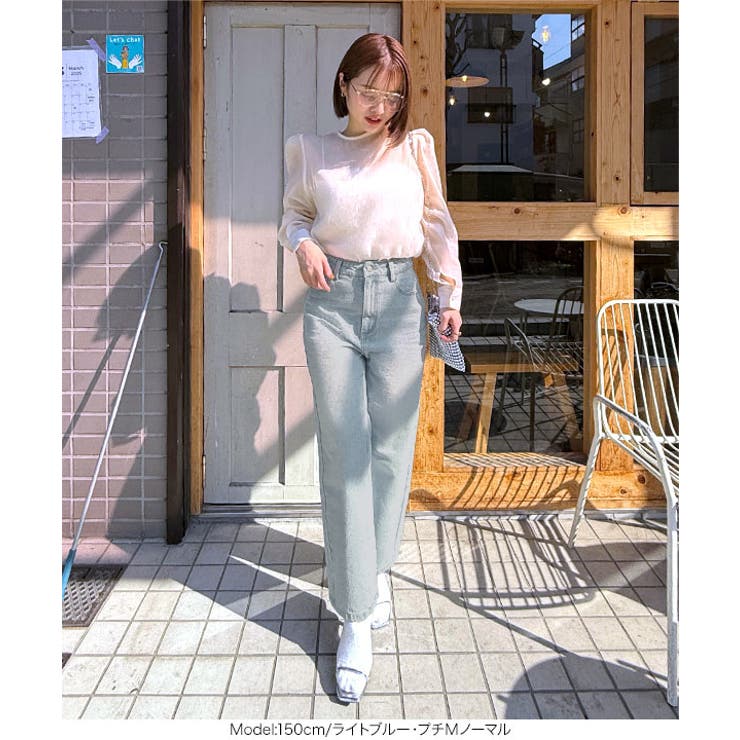 KOBE LETTUCE yuri.さんコラボ デニムパンツ レディース カーブ