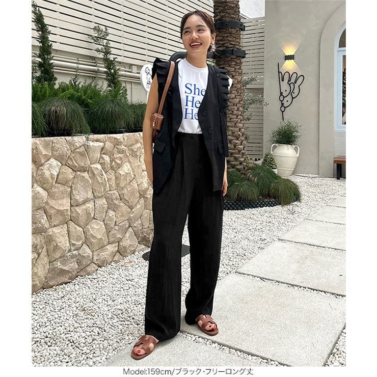 新品同様　motomi.mリネン100%パンツ　チャコールグレー 新品同様 motomi.mリネン100%パンツ チャコールグレー