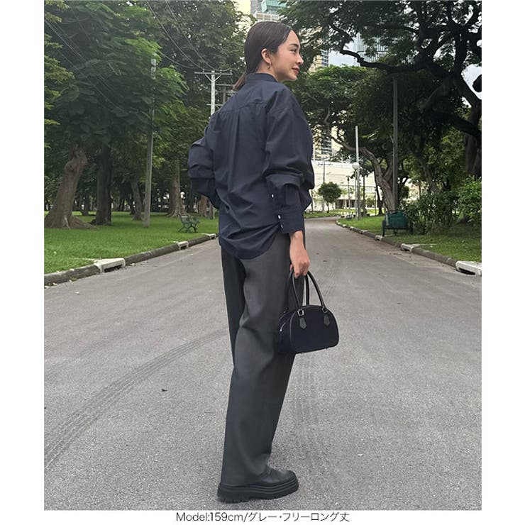 [ 春名亜美さんコラボ ]選べる3丈リネンライクタックパンツ［M4154］ | KOBE LETTUCE | 詳細画像42 