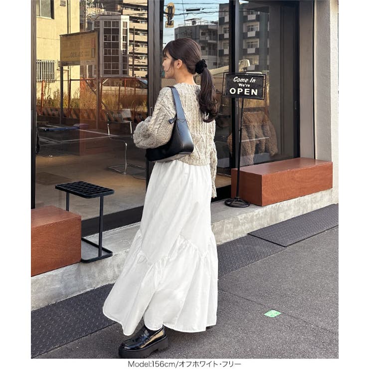 [ yuiさんコラボ ]バイアス切替えギャザースカート［M4191］ | KOBE LETTUCE | 詳細画像12 