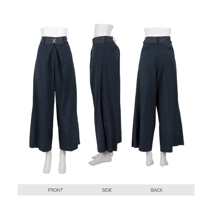 フロントホックデザインワイドパンツ［M4211］パンツ ロング ワイドパンツ | KOBE LETTUCE | 詳細画像10 