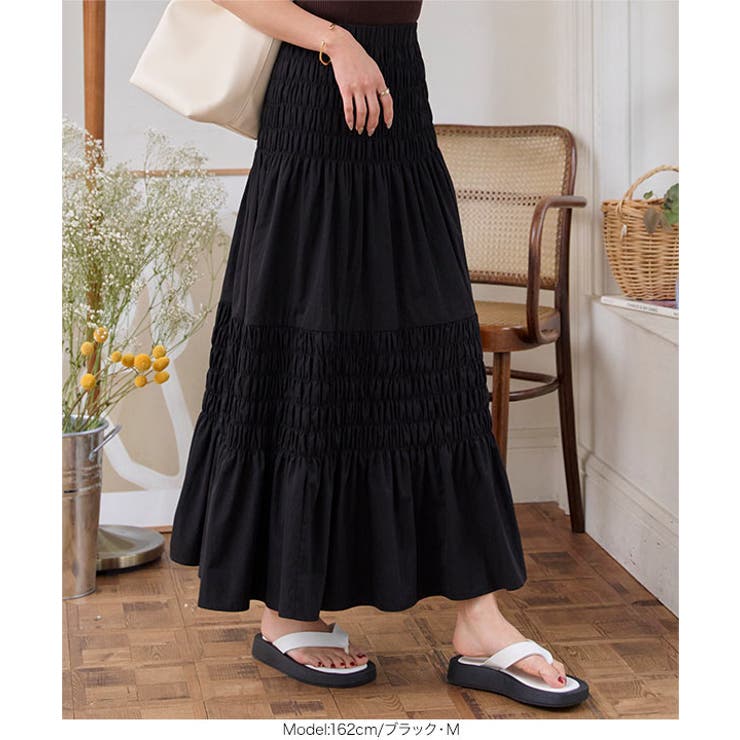 フレアスカート ロペ 7号 春夏 ROPE' PICNIC スカート 「UVケア・遮熱」Comfort Series