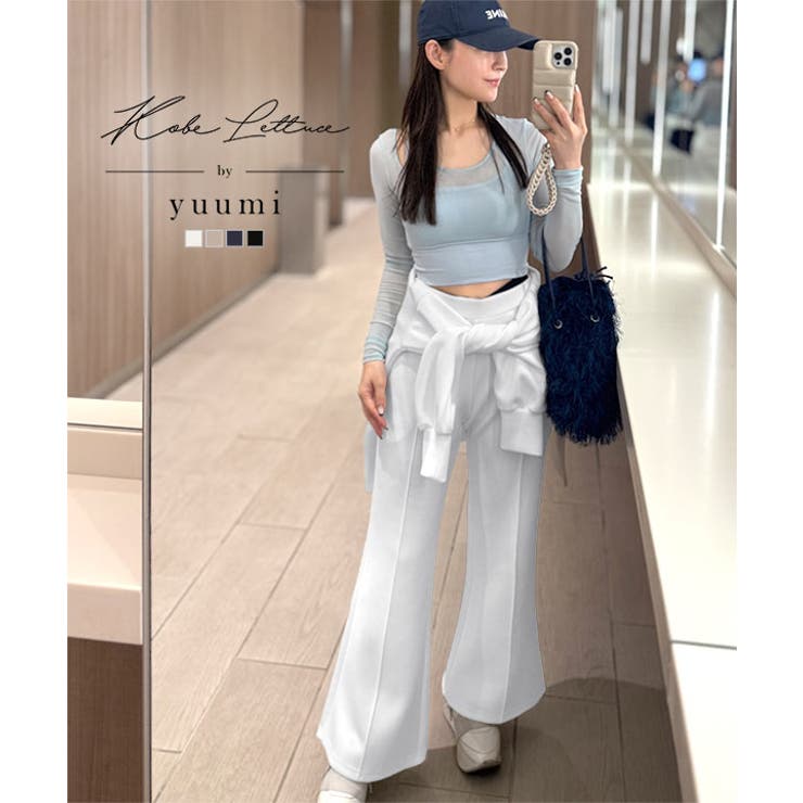 [ Yuumiさんコラボ ]ダンボールフレアスウェットパンツ［M4237］ | KOBE LETTUCE | 詳細画像1 