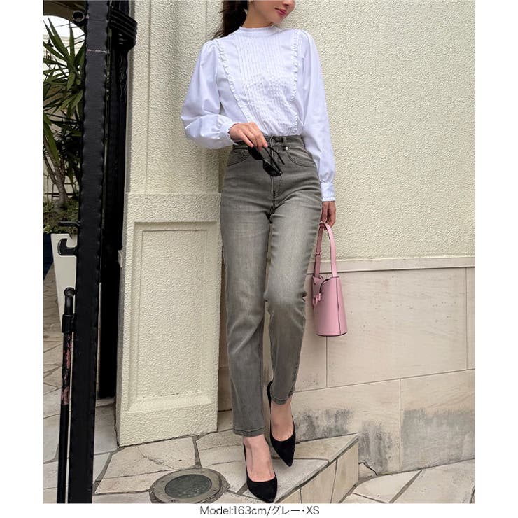 [ 岡部あゆみさんコラボ ］スリムストレートデニム［M4245］ | KOBE LETTUCE | 詳細画像14 