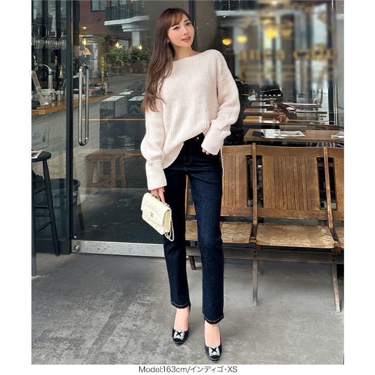 [ 岡部あゆみさんコラボ ］スリムストレートデニム［M4245］ | KOBE LETTUCE | 詳細画像19 