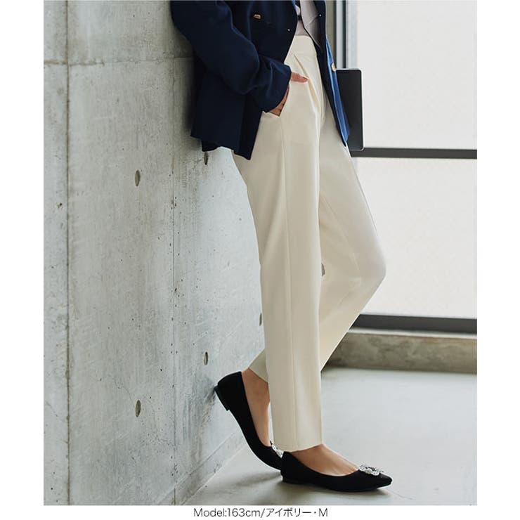シワになりにくいテーパードパンツ シワになりにくい テーパード | KOBE LETTUCE | 詳細画像8 