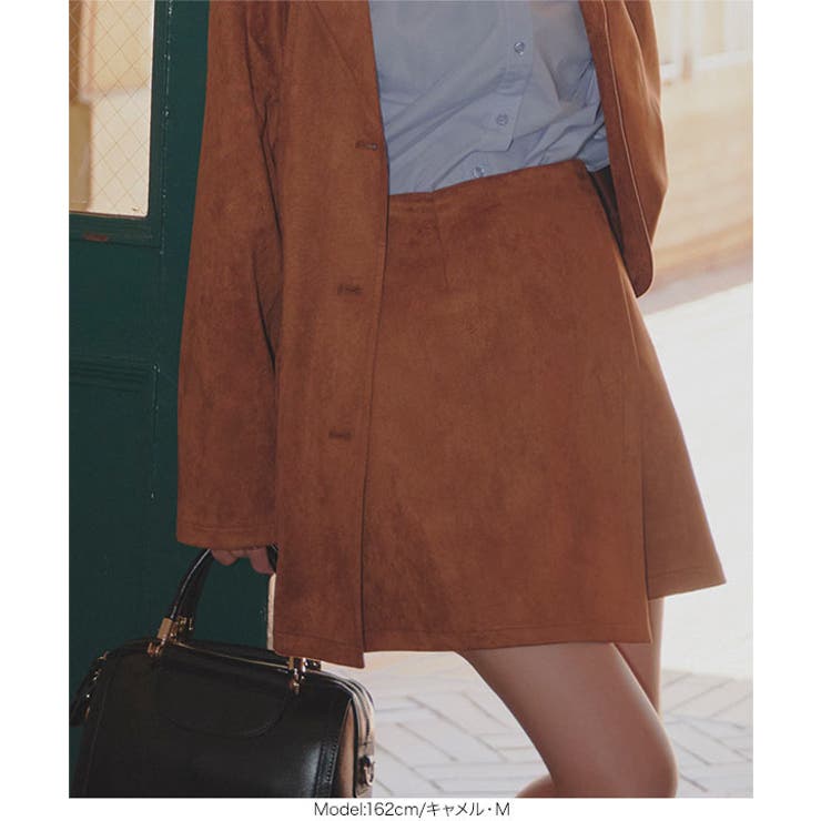 フェイクスエードスコート［M4270］ スコート フェイクスエード | KOBE LETTUCE | 詳細画像2 