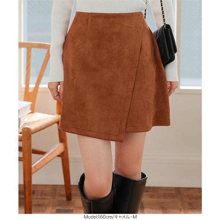 フェイクスエードスコート［M4270］ スコート フェイクスエード | KOBE LETTUCE | 詳細画像4 