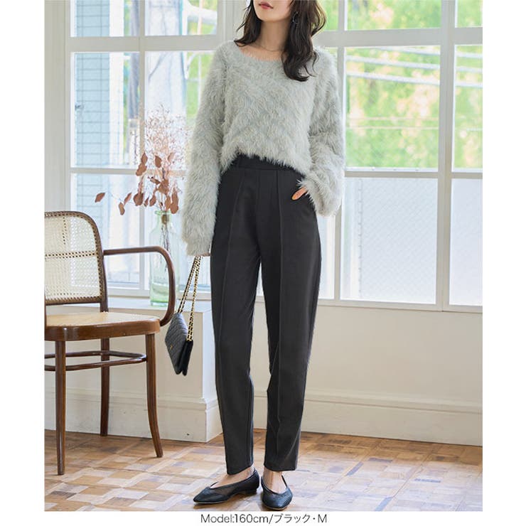 選べるサイズ 美脚ポンチテーパードパンツ 美脚 | KOBE LETTUCE | 詳細画像13 