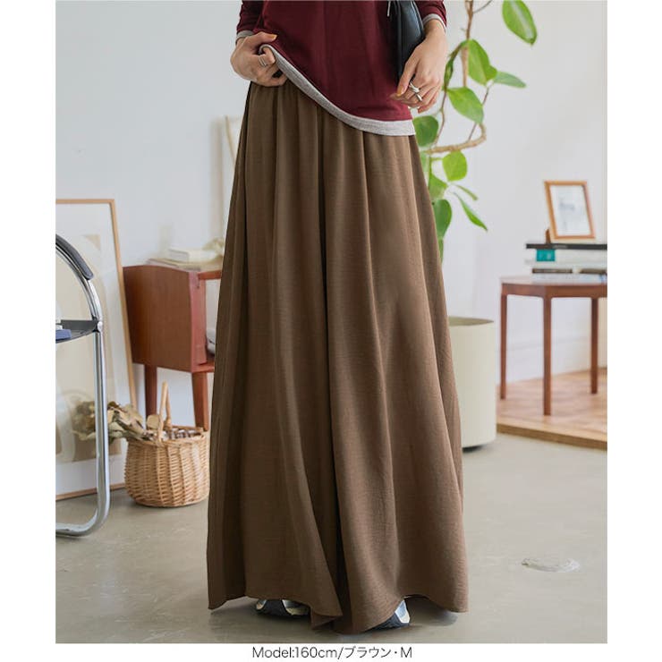 UVカットサラテロワイドパンツ［M4286］ UVカット ワイドパンツ | KOBE LETTUCE | 詳細画像12 